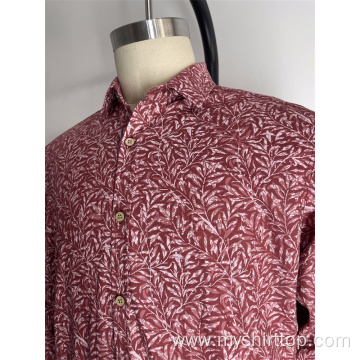 Cotton Printed Casual Long Sleeved Shirt